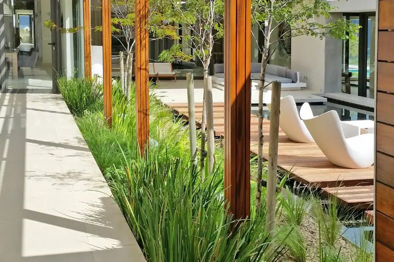 3 Relaxing outdoor space as part of landscaping in Cape Town